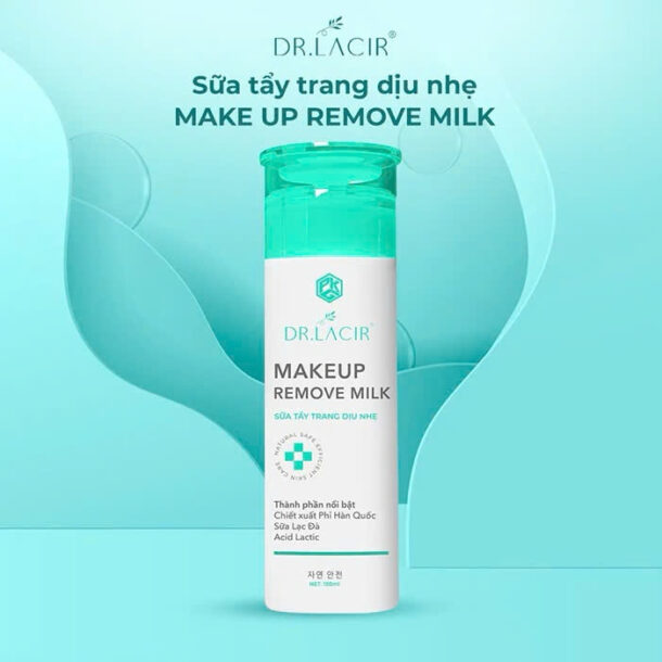Sữa tẩy trang dịu nhẹ Dr.lacir Makeup Remove Milk
