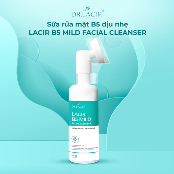Sữa rửa mặt B5 dịu nhẹ - Lacir B5 Mild Facial Cleanser
