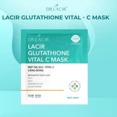Mặt Nạ Dưỡng Ẩm Glutathione Vital C Mask DR.LACIR