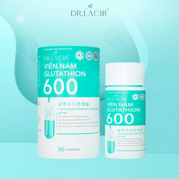 Viên Nám Glutathion 600 Dr.lacir Bổ Sung Collagen, Hỗ Trợ Làm Đẹp Da